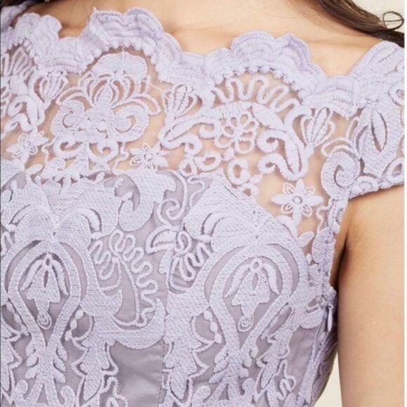NWT Chi Chi London Lilac Lace Dress - Picture 6 of 8